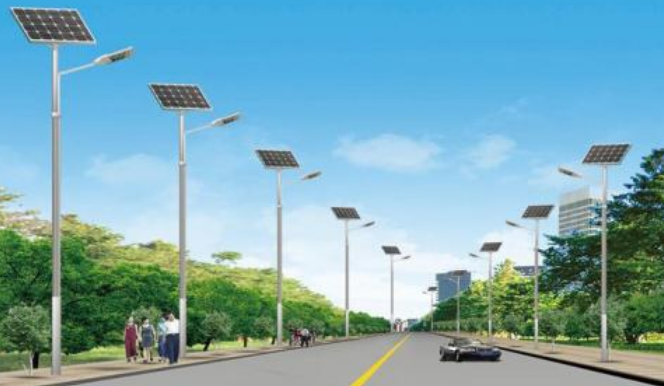 保定6米/7米鋰電池太陽能路燈價格多少錢